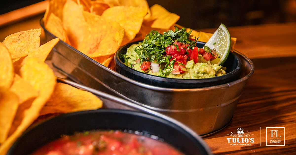 Chips and guacamole at Tulio's Tacos & Tequila Bar in Wilton Manors